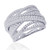 Lafonn Pave Glam Band Bonded in Platinum  7R012CLP