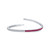 Lafonn Ruby Harmony Flexible Bracelet Bonded in Platinum