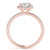 14KT White Gold Round Diamond Halo Engagement Ring 50893-E