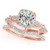 14KT White Gold Round Diamond Halo Engagement Ring 50874-E