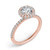 Diamond Engagement Ring 
 in 14K Rose Gold 
 
 
 EN7322-50RG