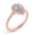 Diamond Engagement Ring 
 in 14K Rose Gold 
 

 EN7519-8X5.5MRG