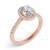 Diamond Engagement Ring 
 in 14K Rose Gold 
 
 
 EN7543-5X3MRG