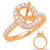 Diamond Engagement Ring 
 in 14K Rose Gold 
 
 
 EN7936-10X8MRG