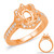 Diamond Engagement Ring 
 in 14K Rose Gold 
 
 
 EN8045-10X8MRG