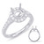 Diamond Engagement Ring  in 14K White Gold    EN7847-50WG