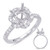 Diamond Engagement Ring  in 14K White Gold    EN7923-33WG