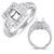 Diamond Engagement Ring  in 14K White Gold   EN7321-5.5MWG