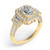Diamond Engagement Ring  in 14K Yellow Gold    EN7051-8X6MYG