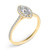 Diamond Engagement Ring  in 14K Yellow Gold    EN7599-12X6MYG