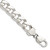 Sterling Silver 11.0mm Domed Curb Chain