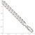 Sterling Silver 7.00mm Beveled Curb Chain