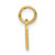 14KT Gold Gold Racing Flags Charm