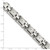 Stainless Steel Brushed and Polished with CZ 8.5 inch Link Bracelet