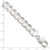 Sterling Silver 9.75mm Concave Beveled Curb Chain
