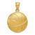 14KT Gold Basketball Charm