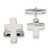 Sterling Silver Cross Cuff Links