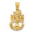 14KT Gold United States Navy USN Anchor Pendant