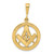 14KT Gold Masonic Pendant