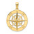 14KT Gold Nautical Compass Charm