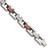 Stainless Steel Brown IP-plated With 1/4ct. Diamond 8.5in Bracelet