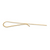 14KT Gold Men's Grooved Engravable Tie Bar