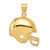 14KT Gold Football Helmet Pendant