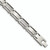 Stainless Steel Double Row Diamonds 8.5 Bracelet