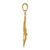 14KT Gold Polished Sailfish Pendant