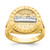 14KT Gold Gold With Rhodium The Last Super Men's Ring