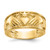 14KT Gold Polished Men's Claddagh Band