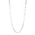 Sterling Silver Necklace made with Paperclip Chain (5mm) and 6 Cubic Zirconia Link Stations