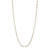 Sterling Silver Necklace made with Diamond Cut Paperclip Chain (5mm), Measures 24" Long, 18K Yellow Gold Finish