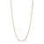 Sterling Silver Necklace made with Diamond Cut Paperclip Chain (5mm), Measures 30" Long, 18K Yellow Gold Finish