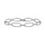 Lafonn Elegant Halo Link Bracelet in Platinum Bonded Sterling Silver