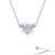 Lafonn Busy Bee Necklace bonded in Platinum