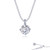 Lafonn Solitaire Necklace bonded in Platinum