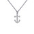 Lafonn 0.16 CTW Anchor Necklace bonded in Platinum