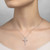 Lafonn 0.3 CTW Cross Necklace bonded in Platinum