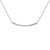 Lafonn 0.32 CTW Curved Bar Necklace bonded in Platinum