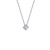 Lafonn 0.50 CTW Solitaire Necklace bonded in Platinum