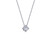 Lafonn 0.85 CTW Solitaire Necklace bonded in Platinum