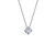 Lafonn 1.3 CTW Solitaire Necklace bonded in Platinum