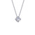 Lafonn 1.5 CTW Solitaire Necklace bonded in Platinum