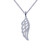 Lafonn Angel Wing Pendant Necklace bonded in Platinum