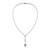 Lafonn Regal Icicle Necklace bonded in Platinum