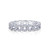 Lafonn Interlocking Circles Eternity Band bonded in Platinum