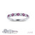 Lafonn June Birthstone Ring bonded in Platinum