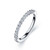 Lafonn 0.35 CTW Half-Eternity Band bonded in Platinum