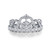 Lafonn Crown Eternity Ring bonded in Platinum